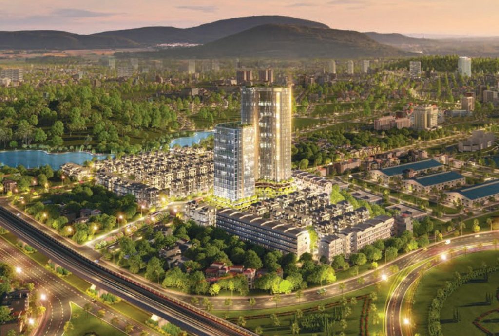 phối cảnh dự án hòa lạc metro city